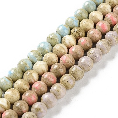 Natural Rainbow Alashan Agate Beads Strands G-NH0022-A-01-1