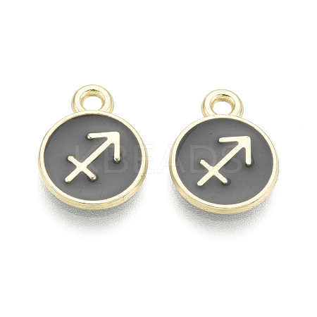 Alloy and Enamel Charms ENAM-T021-28J-1