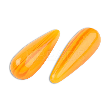 Resin Imitation Amber Beads RESI-N034-07-K04-1