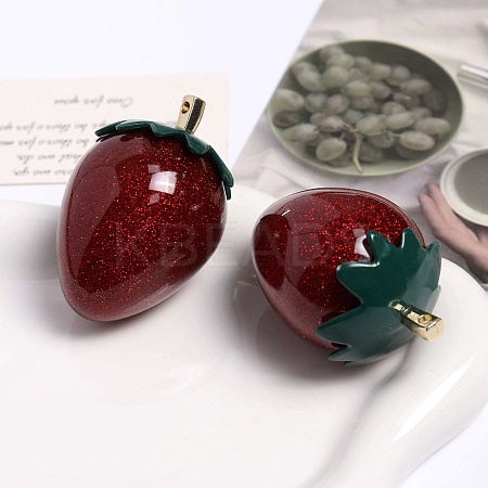 Alloy Resin Big Pendants LS-RESI-S022-01A-1
