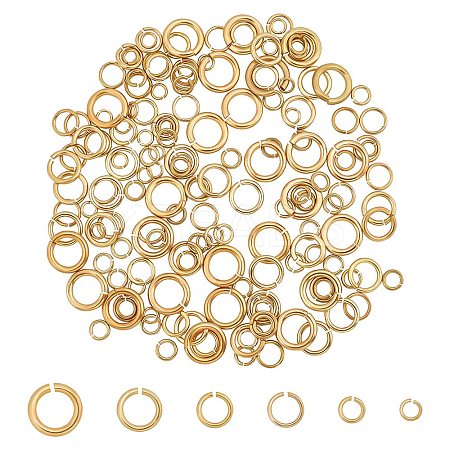240Pcs Brass Jump Rings KK-CA0003-03-1