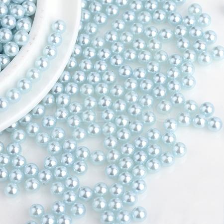 Imitation Pearl Acrylic Beads OACR-S011-7mm-Z12-1