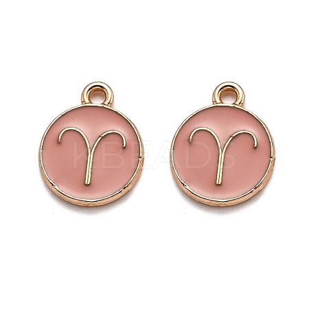 Alloy Enamel Pendants ENAM-S124-01B-11A-1