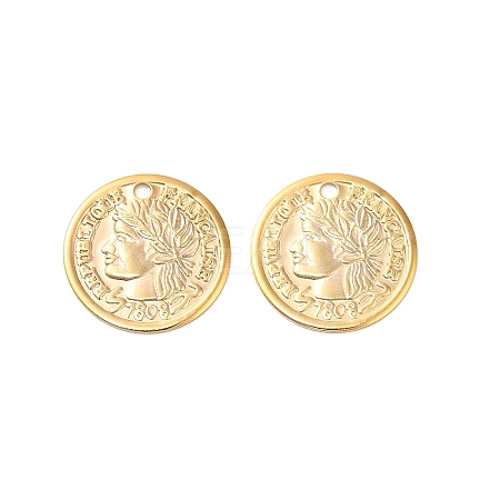 Brass Charms KK-F907-16G-1