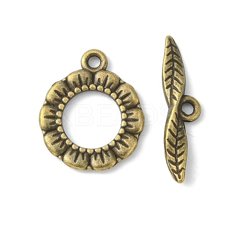 Tibetan Style Toggle Clasps LS-MLF11359Y-NF-1