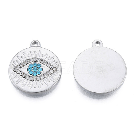 304 Stainless Steel Pendants STAS-N098-178P-1