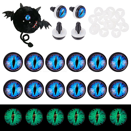 20 Sets Plastic Doll Eyes DIY-PH0010-85-1
