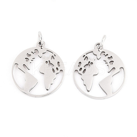 Non-Tarnish 201 Stainless Steel Pendants STAS-S105-T562D-1-1