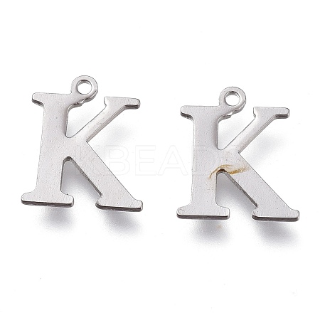 Tarnish Resistant 304 Stainless Steel Charms STAS-H112-K-P-1
