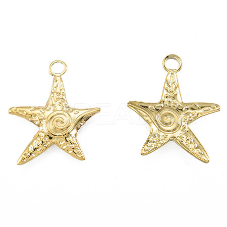 Ion Plating(IP) 201 Stainless Steel Pendants STAS-N098-230LG-1