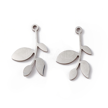 Non-Tarnish 304 Stainless Steel Pendants LS-STAS-E186-06P-1