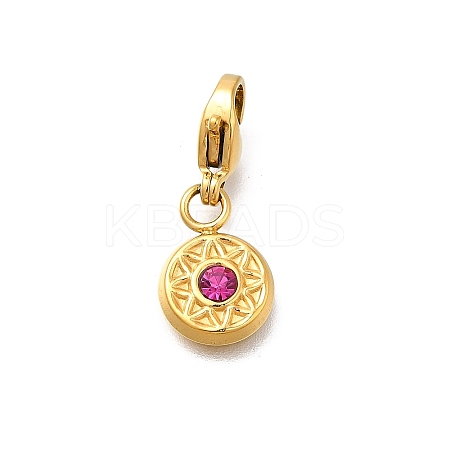 304 Stainless Steel Pendants Decoration STAS-R159-60G-05-1