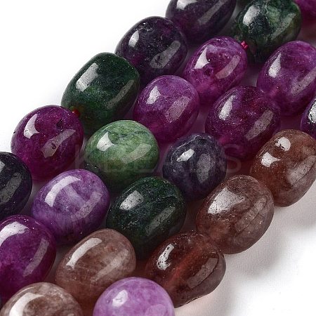 Natural Malaysia Jade Beads Strands G-P528-N04-01-1