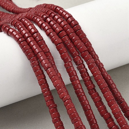 Dyed Natural Magnesite Beads Strands G-M448-F01-01-1