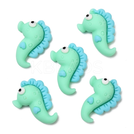 Opaque Resin Cabochons CRES-D001-02-1