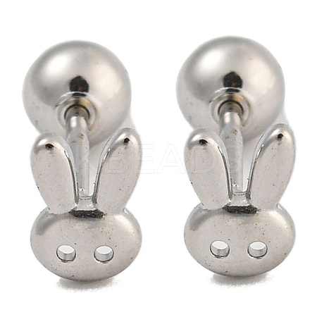 304 Stainless Steel Cartilage Earrings EJEW-B066-01D-P-1