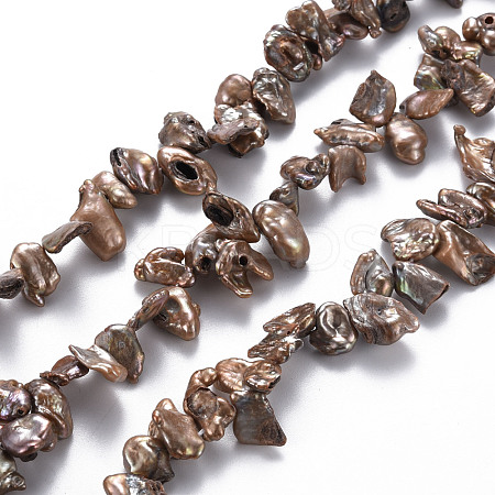 Natural Keshi Pearl Beads Strands PEAR-S021-178C-06-1