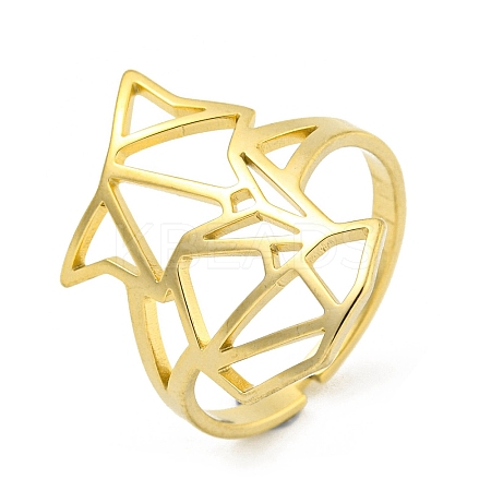 304 Stainless Steel Rings RJEW-R142-01G-1