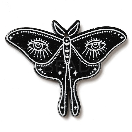 Halloween Theme Opaque Acrylic Pendants SACR-Z004-02-1