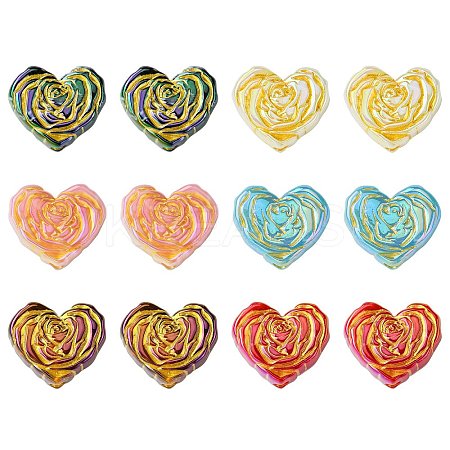 50Pcs Plating Opaque Acrylic Beads MACR-CJ0001-89-1