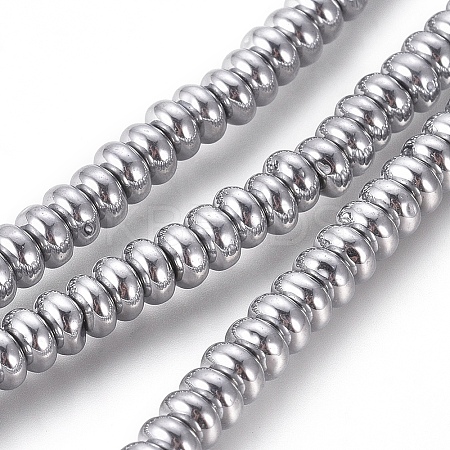 Non-magnetic Synthetic Hematite Beads Strands X-G-G826-02P-4mm-1