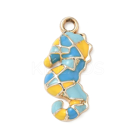 Alloy Enamel Pendants LS-PALLOY-P313-09A-G-1