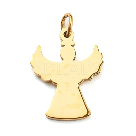 304 Stainless Steel Pendants LS-STAS-A087-01G-1