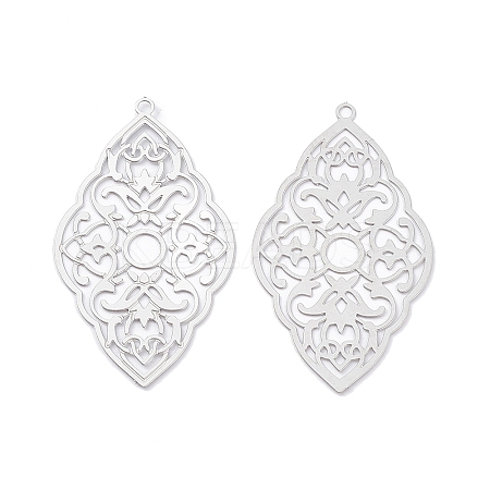 Non-Tarnish 304 Stainless Steel Pendants STAS-B038-02P-1