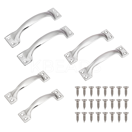 Unicraftale 6 Sets 3 Styles 201 Stainless Steel Drawer Handles STAS-UN0045-61-1