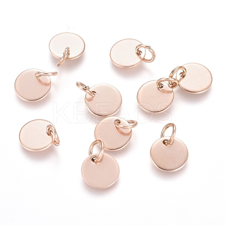 Ion Plating(IP) 304 Stainless Steel Charms STAS-I124-01C-RG-1