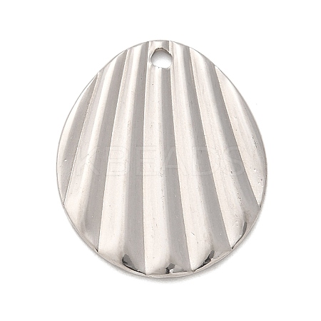 304 Stainless Steel Pendants STAS-F349-05P-01-1