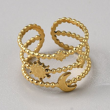 Alloy Adjustable Cuff Finger Rings RJEW-WH0014-21B-1