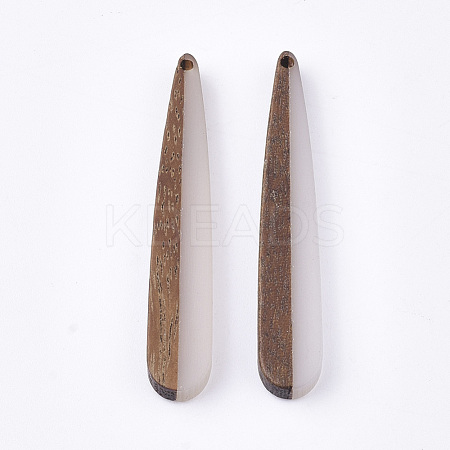 Resin & Walnut Wood Pendants RESI-T035-01-1