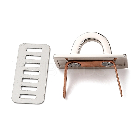 Zinc Alloy and Copper Bag Shoes Buckle Clips FIND-WH0063-91P-RS-1