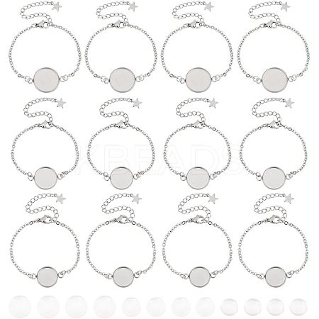 DIY 304 Stainless Steel Rolo Chain Lariat Necklace Making DIY-UN0001-93-1