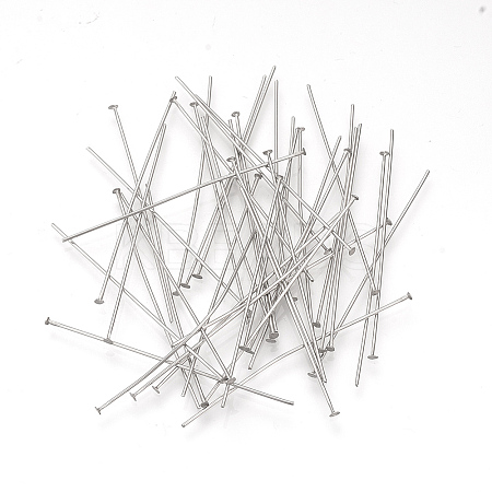 Tarnish Resistant 304 Stainless Steel Flat Head Pins LS-STAS-Q218-01A-1