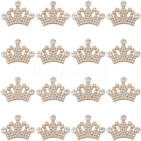 30Pcs Zine Alloy Rhinestone Cabochons FIND-SC0019-86-1