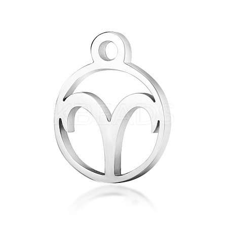 Non-Tarnish 201 Stainless Steel Charms STAS-T014-T505-1-1