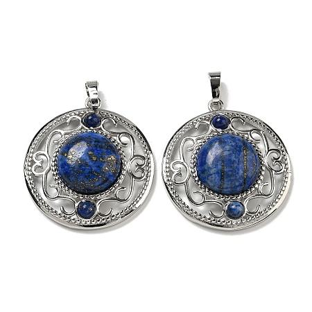 Natural Dyed Lapis Lazuli Pendants LS-G-Q158-03K-1