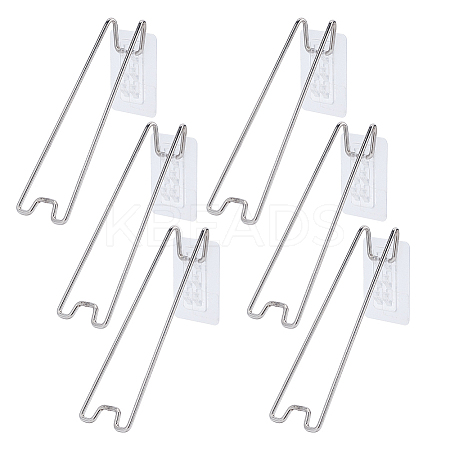 201 Stainless Steel Picture Frame Stand AJEW-WH0651-43B-1
