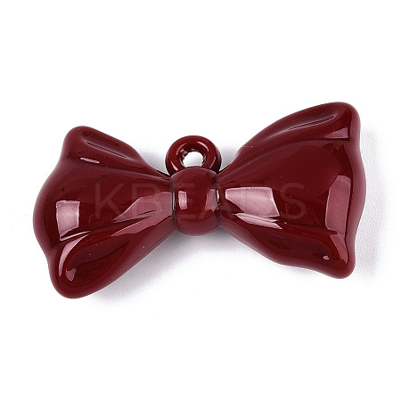 Opaque Acrylic Pendants SACR-T017-48B-1