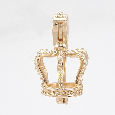 Brass Locket Pendants KK-Q748-076KC-1