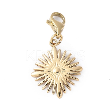 304 Stainless Steel Sun Pendant Decoration STAS-S165-20G-1