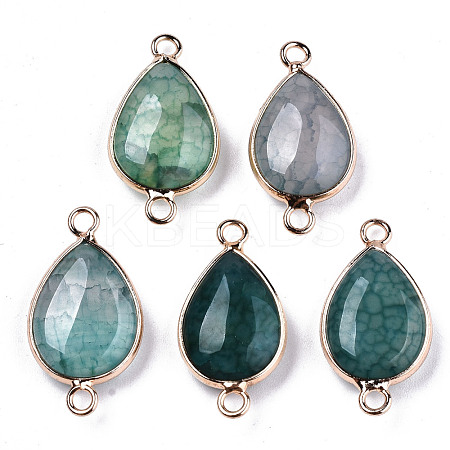 Natural Agate Links Connectors G-T131-49G-1
