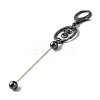 Alloy Bar Beadable Keychain for Jewelry Making DIY Crafts KEYC-A011-01B-2