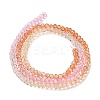 Transparent Painted Glass Beads Strands X1-DGLA-A034-T2mm-A20-5