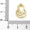 Brass Micro Pave Cubic Zirconia Pendants KK-D357-17A-G-3