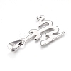 Tarnish Resistant Religion 304 Stainless Steel Pendants LS-STAS-I135-40P-2