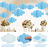Felt 3D Colud Hanging Ceiling Ornaments HJEW-WH20010-07A-4