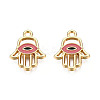 Light Gold Plated Alloy Pendants LS-ENAM-T009-17C-2